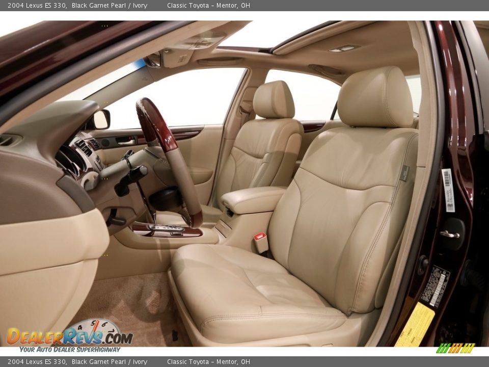 2004 Lexus ES 330 Black Garnet Pearl / Ivory Photo #8