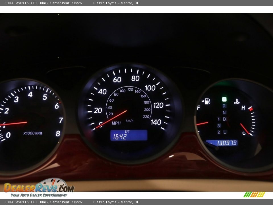 2004 Lexus ES 330 Black Garnet Pearl / Ivory Photo #11
