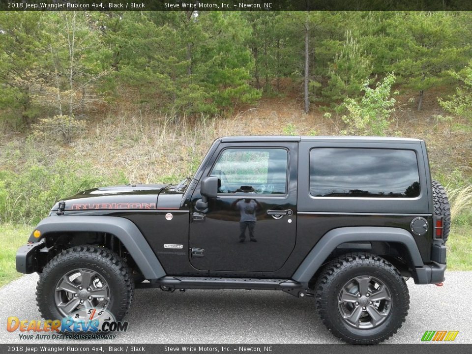Black 2018 Jeep Wrangler Rubicon 4x4 Photo #1