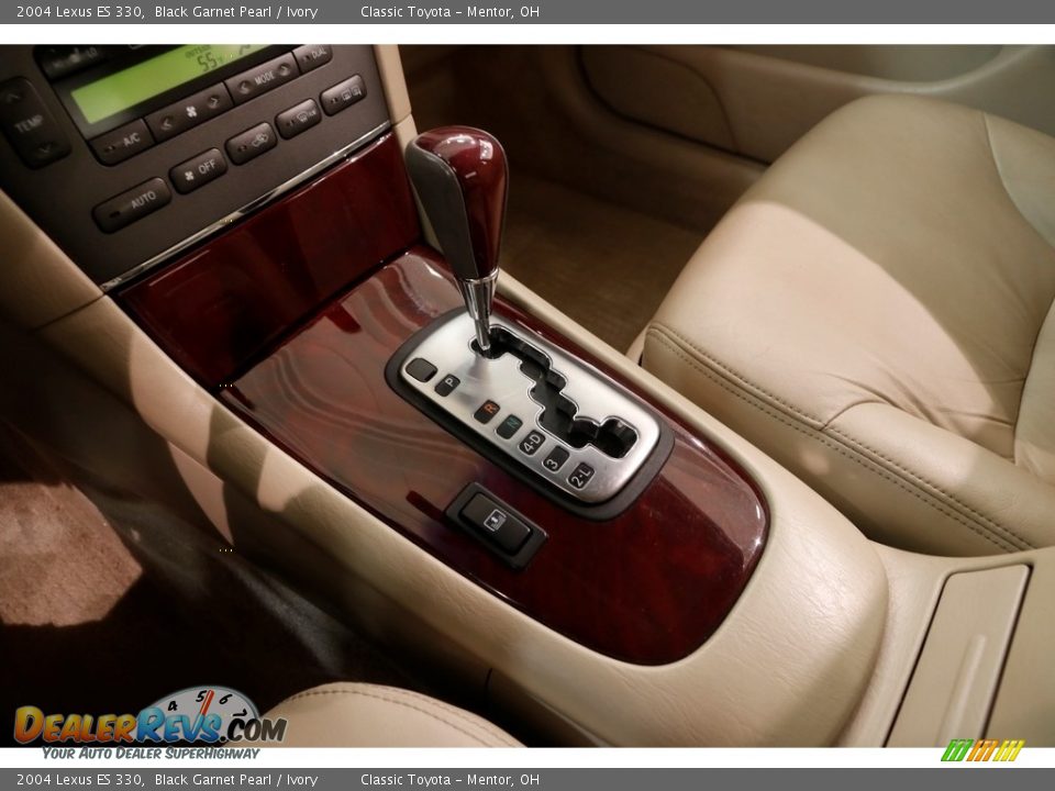 2004 Lexus ES 330 Black Garnet Pearl / Ivory Photo #14