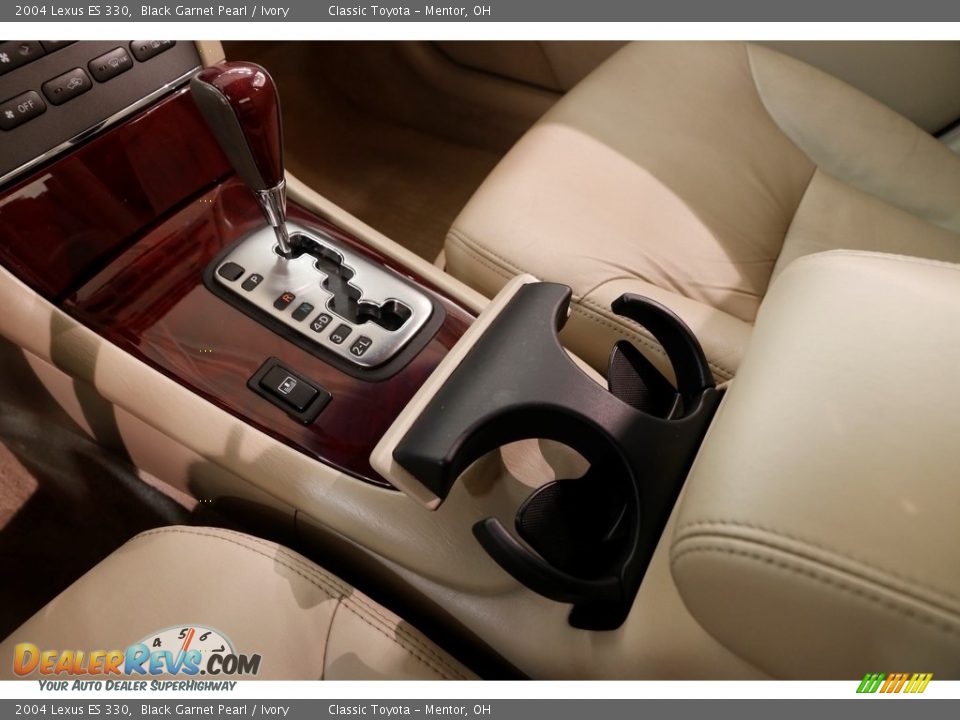 2004 Lexus ES 330 Black Garnet Pearl / Ivory Photo #15