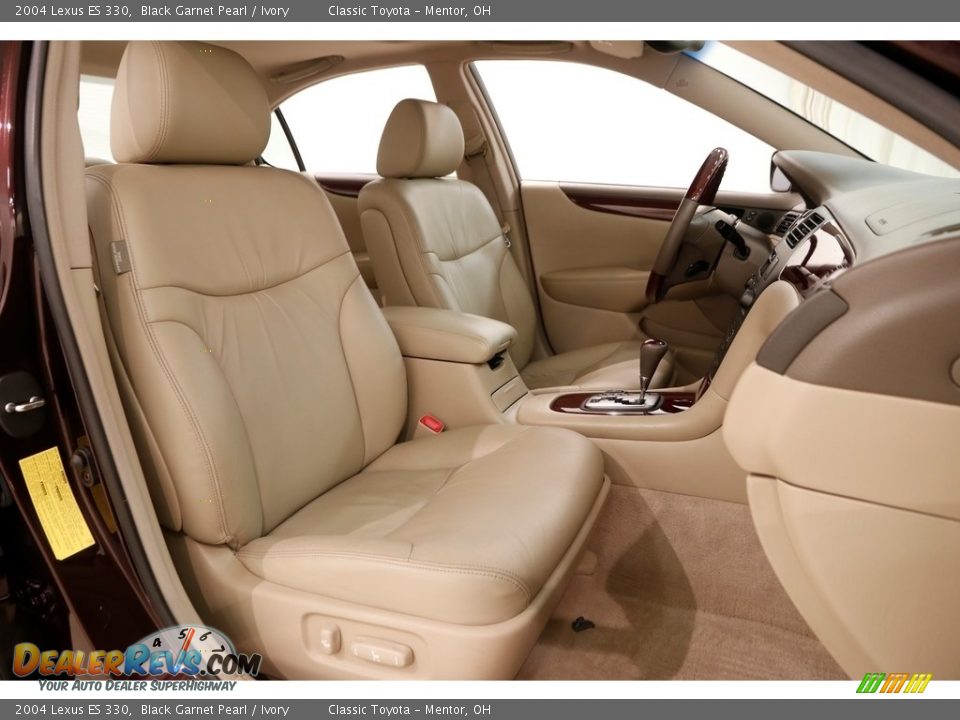 2004 Lexus ES 330 Black Garnet Pearl / Ivory Photo #16