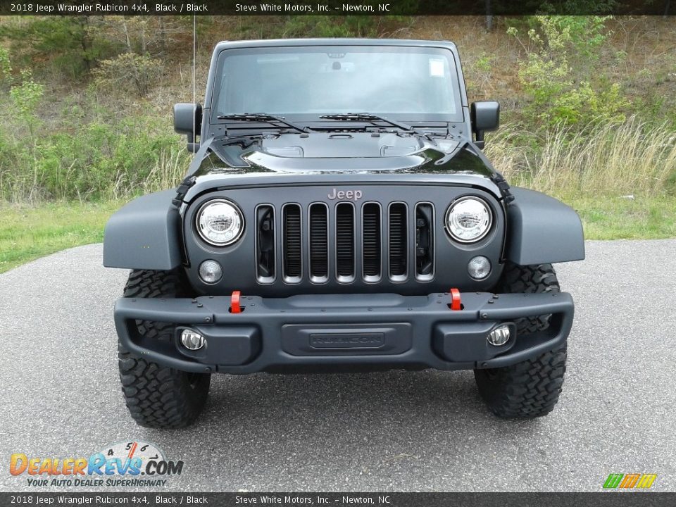 2018 Jeep Wrangler Rubicon 4x4 Black / Black Photo #3