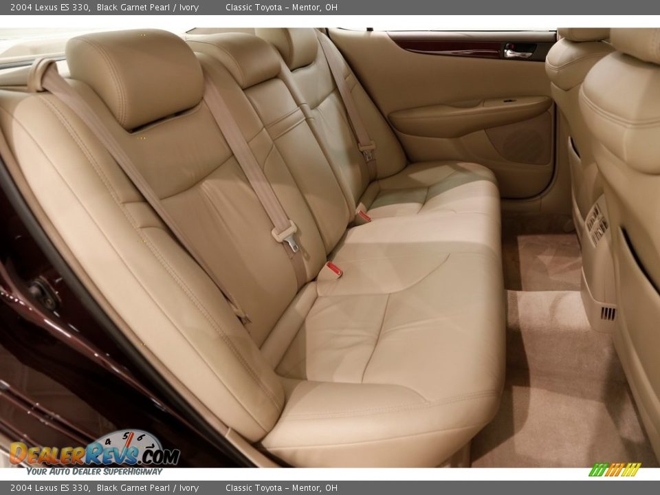 2004 Lexus ES 330 Black Garnet Pearl / Ivory Photo #17