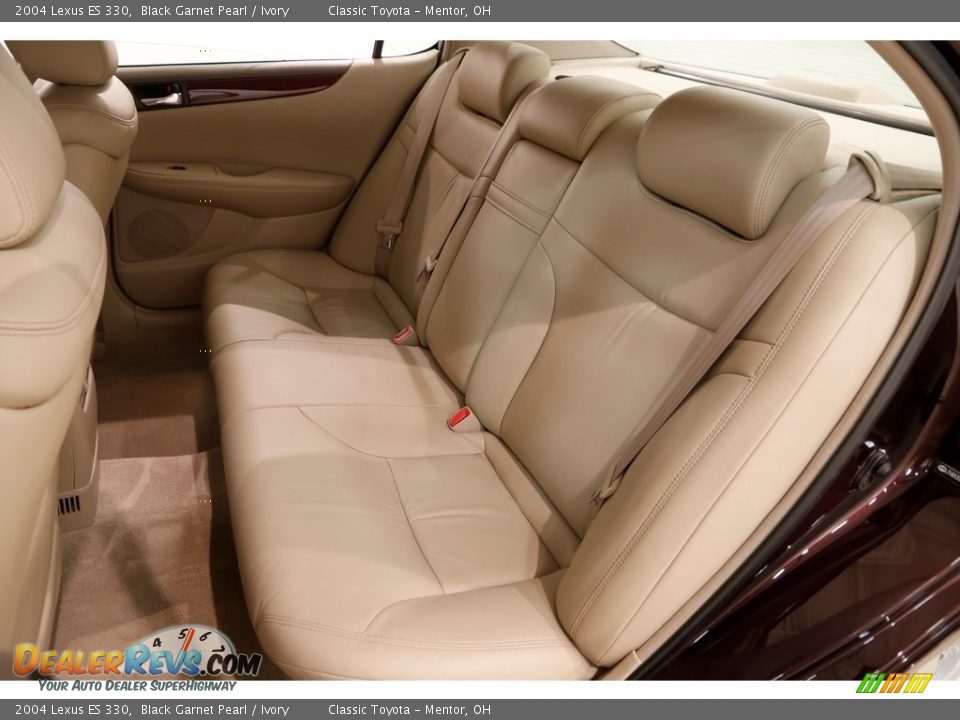 2004 Lexus ES 330 Black Garnet Pearl / Ivory Photo #18