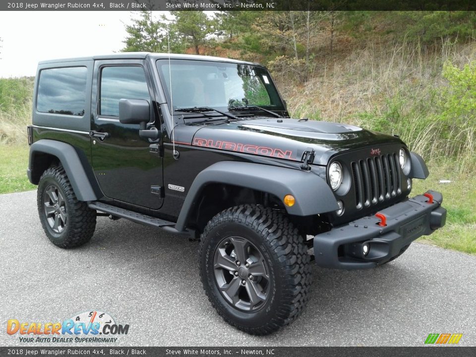 Black 2018 Jeep Wrangler Rubicon 4x4 Photo #4