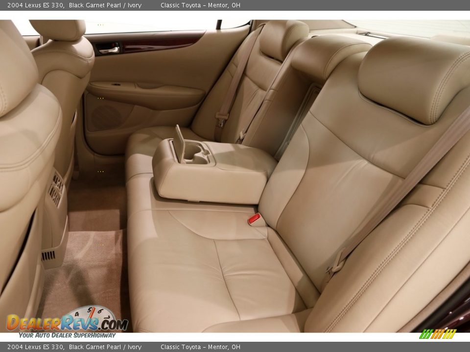 2004 Lexus ES 330 Black Garnet Pearl / Ivory Photo #19