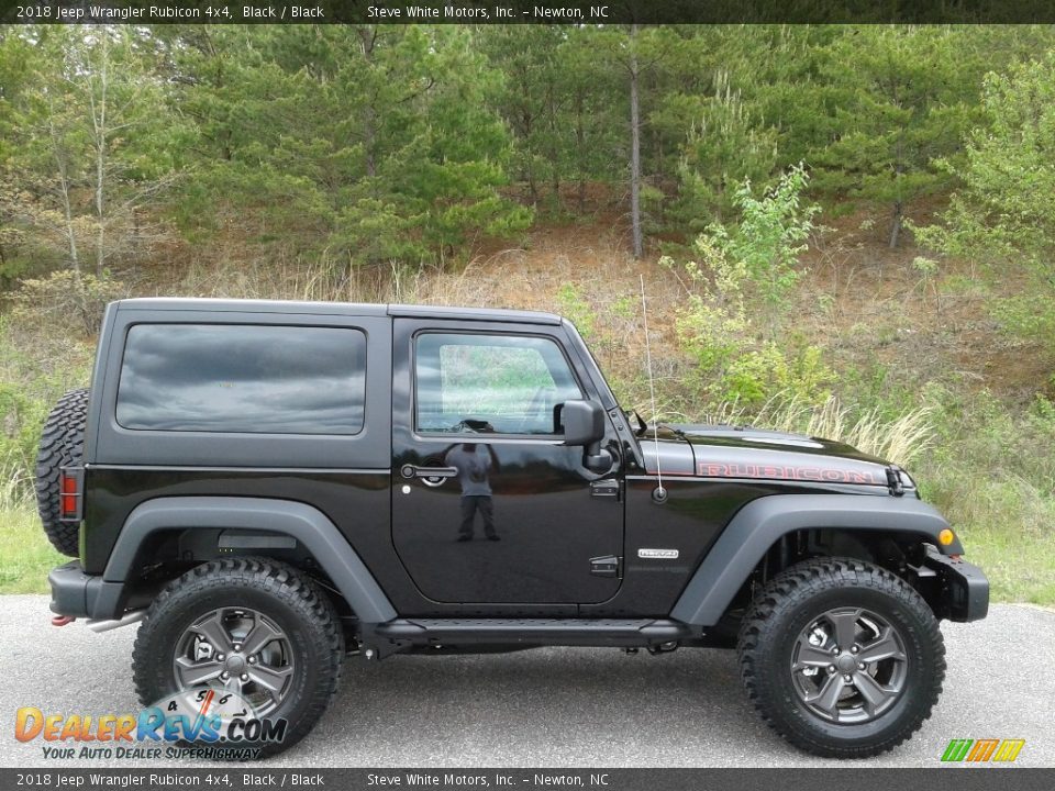 Black 2018 Jeep Wrangler Rubicon 4x4 Photo #5