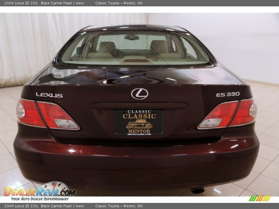 2004 Lexus ES 330 Black Garnet Pearl / Ivory Photo #20