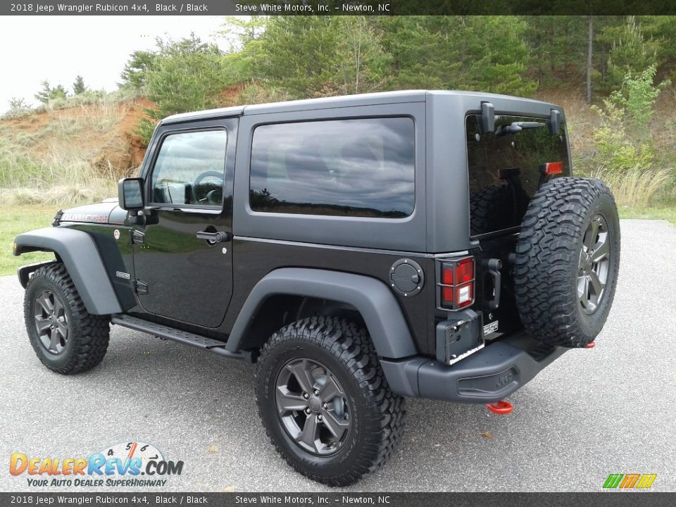 2018 Jeep Wrangler Rubicon 4x4 Black / Black Photo #8