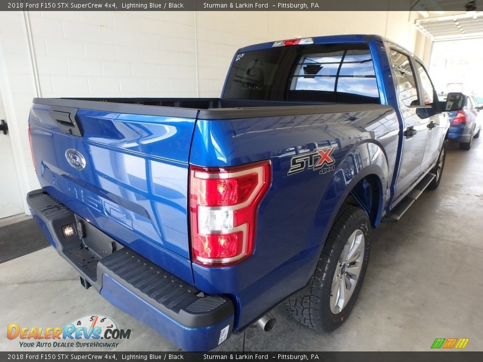 2018 Ford F150 STX SuperCrew 4x4 Lightning Blue / Black Photo #2