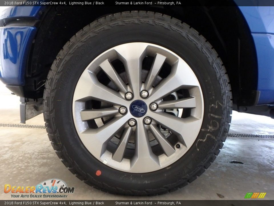 2018 Ford F150 STX SuperCrew 4x4 Lightning Blue / Black Photo #5