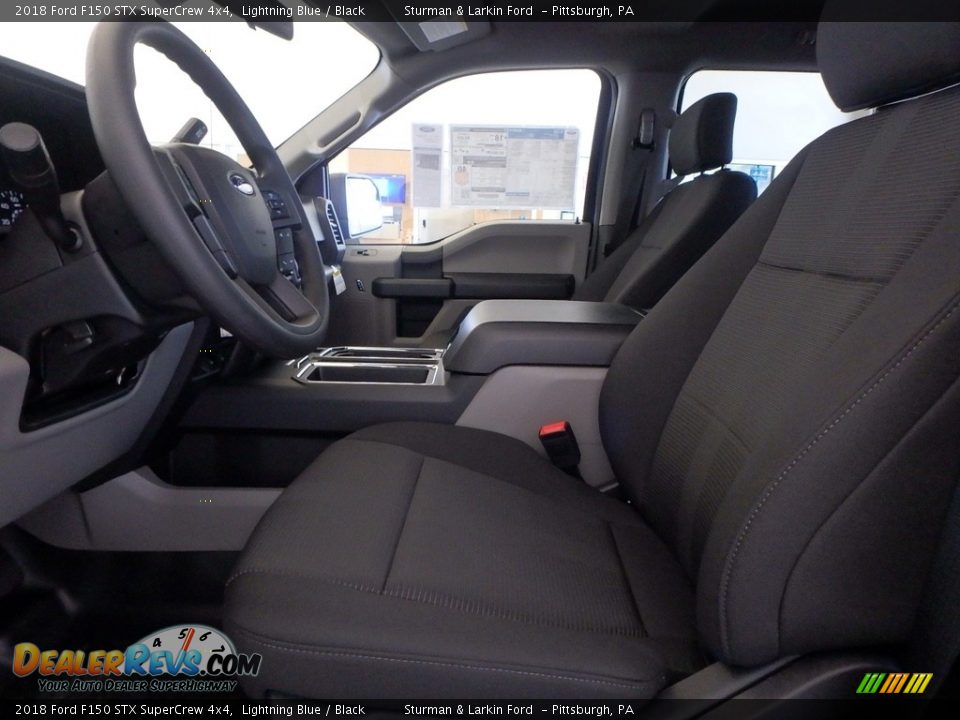 2018 Ford F150 STX SuperCrew 4x4 Lightning Blue / Black Photo #6