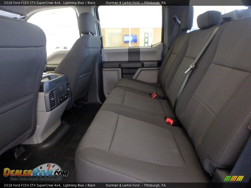 2018 Ford F150 STX SuperCrew 4x4 Lightning Blue / Black Photo #7