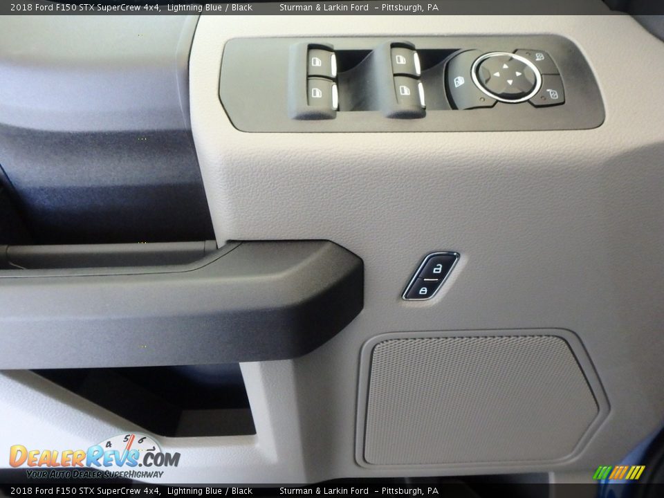 2018 Ford F150 STX SuperCrew 4x4 Lightning Blue / Black Photo #9