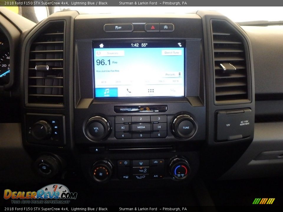 2018 Ford F150 STX SuperCrew 4x4 Lightning Blue / Black Photo #11
