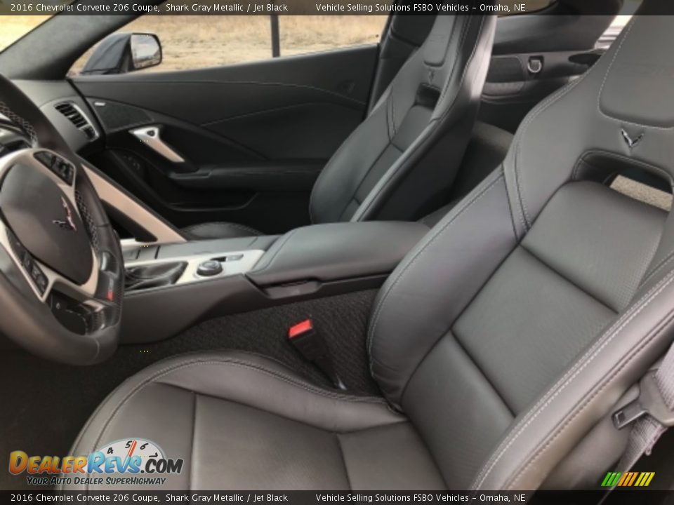 2016 Chevrolet Corvette Z06 Coupe Shark Gray Metallic / Jet Black Photo #16