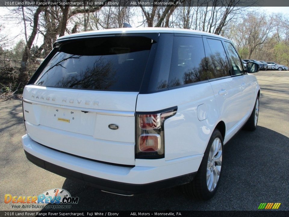 2018 Land Rover Range Rover Supercharged Fuji White / Ebony Photo #11