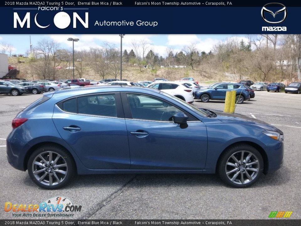 2018 Mazda MAZDA3 Touring 5 Door Eternal Blue Mica / Black Photo #1