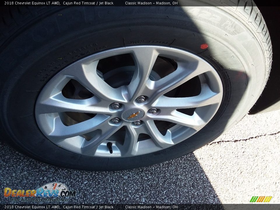 2018 Chevrolet Equinox LT AWD Cajun Red Tintcoat / Jet Black Photo #11