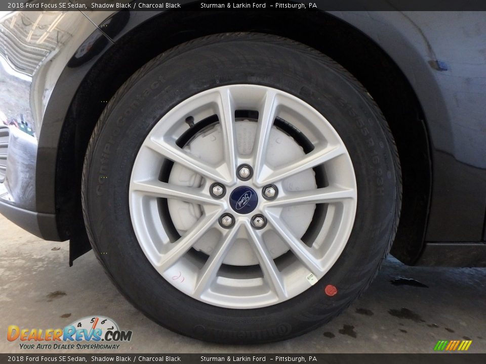 2018 Ford Focus SE Sedan Shadow Black / Charcoal Black Photo #5