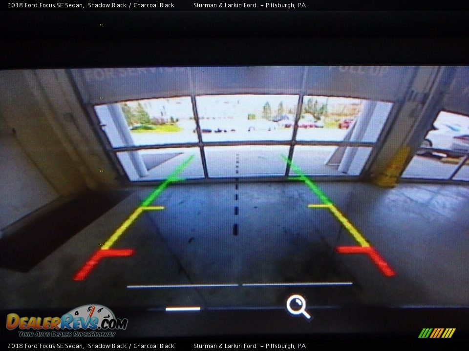 2018 Ford Focus SE Sedan Shadow Black / Charcoal Black Photo #12