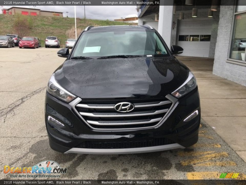 2018 Hyundai Tucson Sport AWD Black Noir Pearl / Black Photo #2