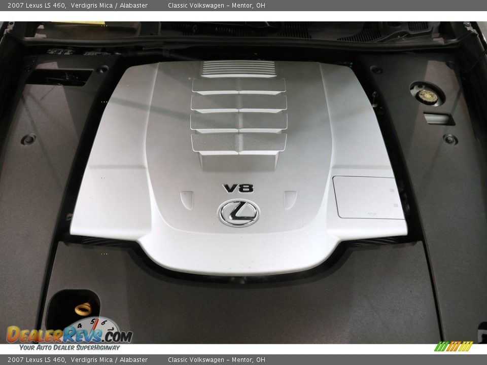 2007 Lexus LS 460 Verdigris Mica / Alabaster Photo #25