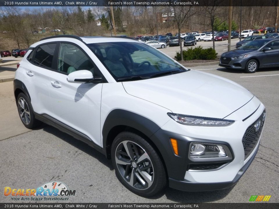 Front 3/4 View of 2018 Hyundai Kona Ultimate AWD Photo #5