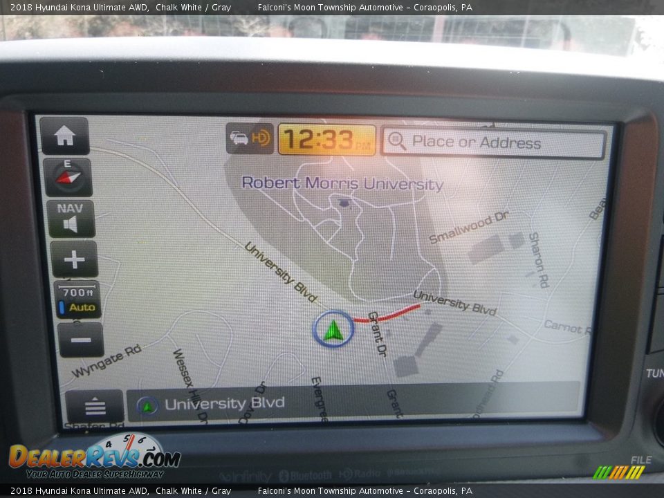 2018 Hyundai Kona Ultimate AWD Chalk White / Gray Photo #13