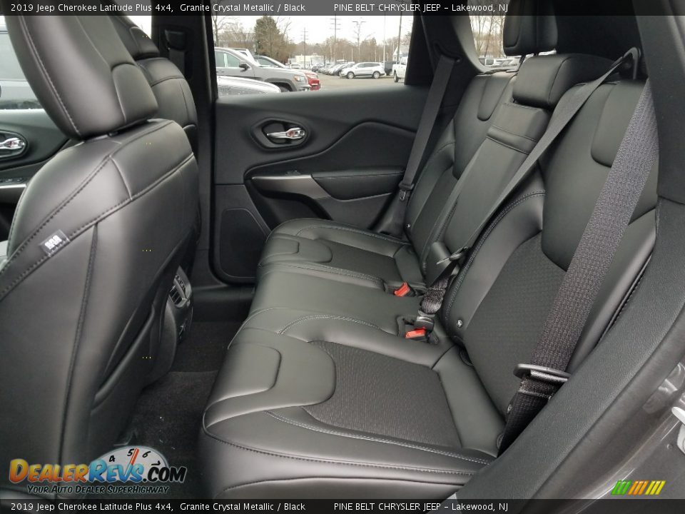 Rear Seat of 2019 Jeep Cherokee Latitude Plus 4x4 Photo #6