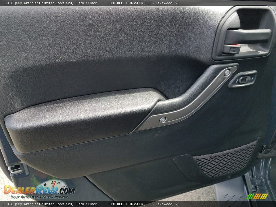 2018 Jeep Wrangler Unlimited Sport 4x4 Black / Black Photo #8