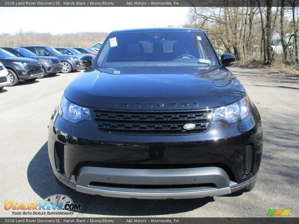 2018 Land Rover Discovery SE Narvik Black / Ebony/Ebony Photo #8