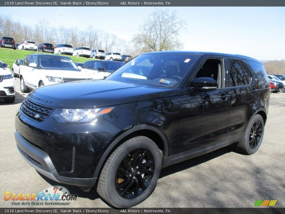 2018 Land Rover Discovery SE Narvik Black / Ebony/Ebony Photo #12