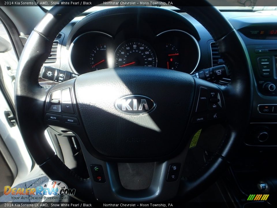 2014 Kia Sorento LX AWD Snow White Pearl / Black Photo #26