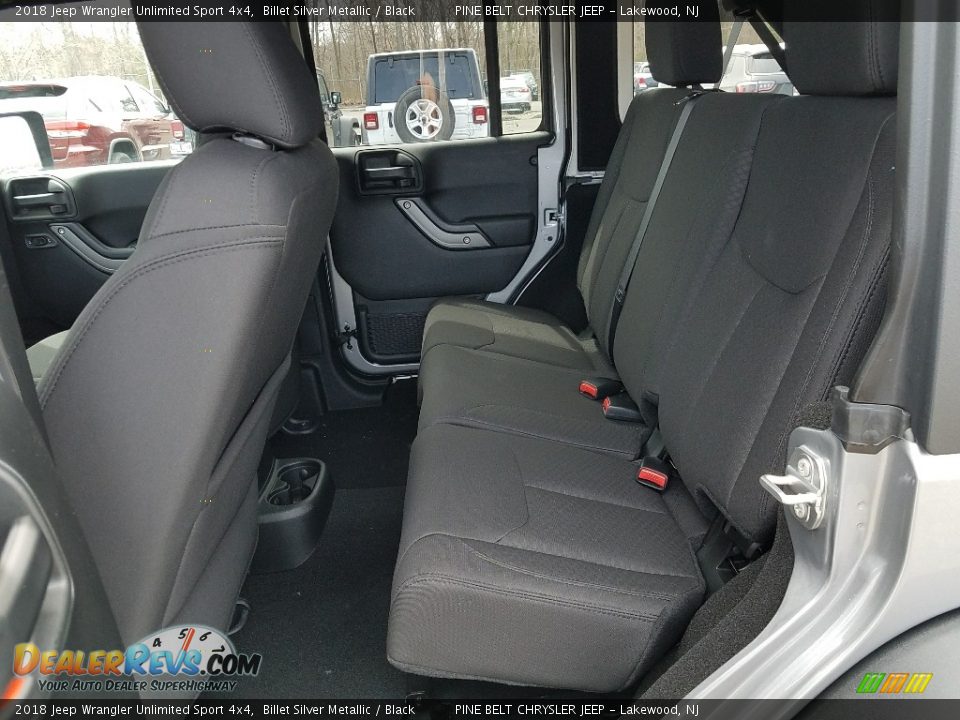 2018 Jeep Wrangler Unlimited Sport 4x4 Billet Silver Metallic / Black Photo #6