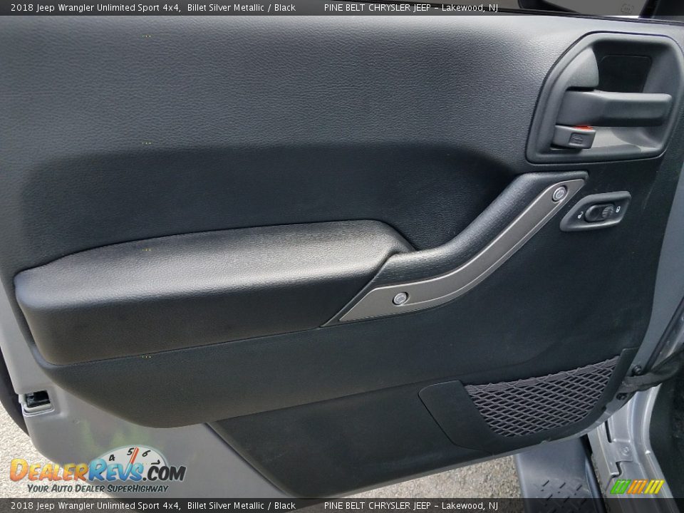 2018 Jeep Wrangler Unlimited Sport 4x4 Billet Silver Metallic / Black Photo #8