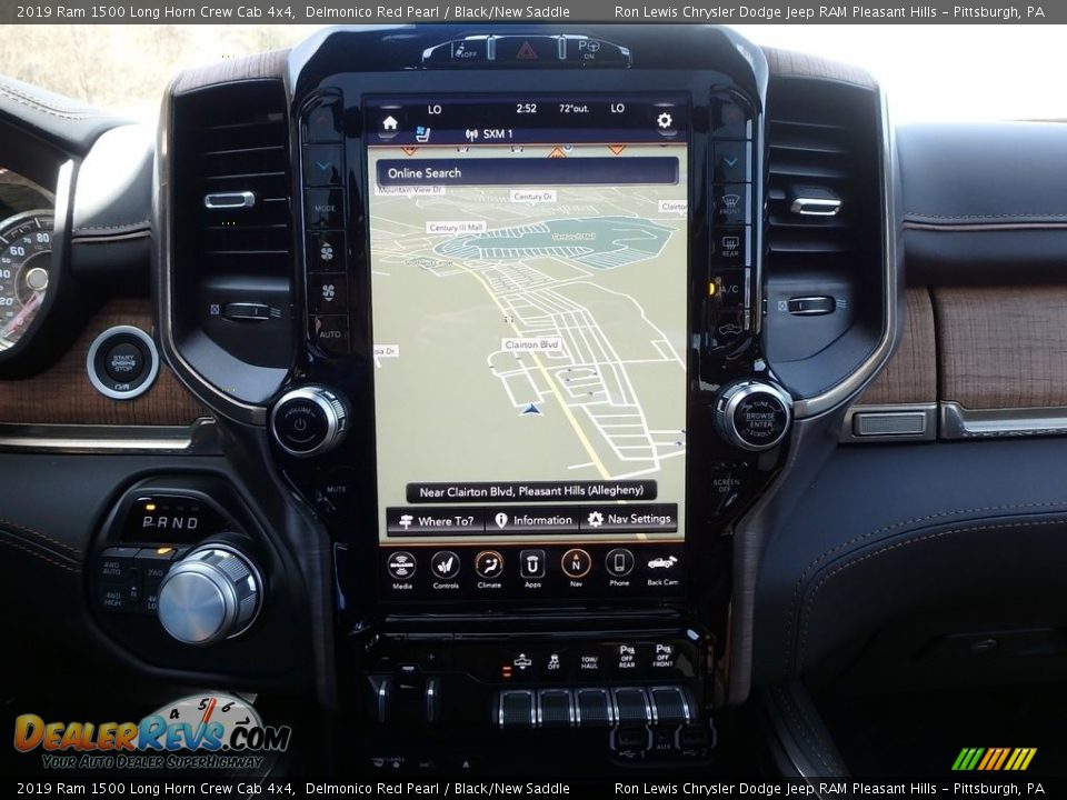 Navigation of 2019 Ram 1500 Long Horn Crew Cab 4x4 Photo #17