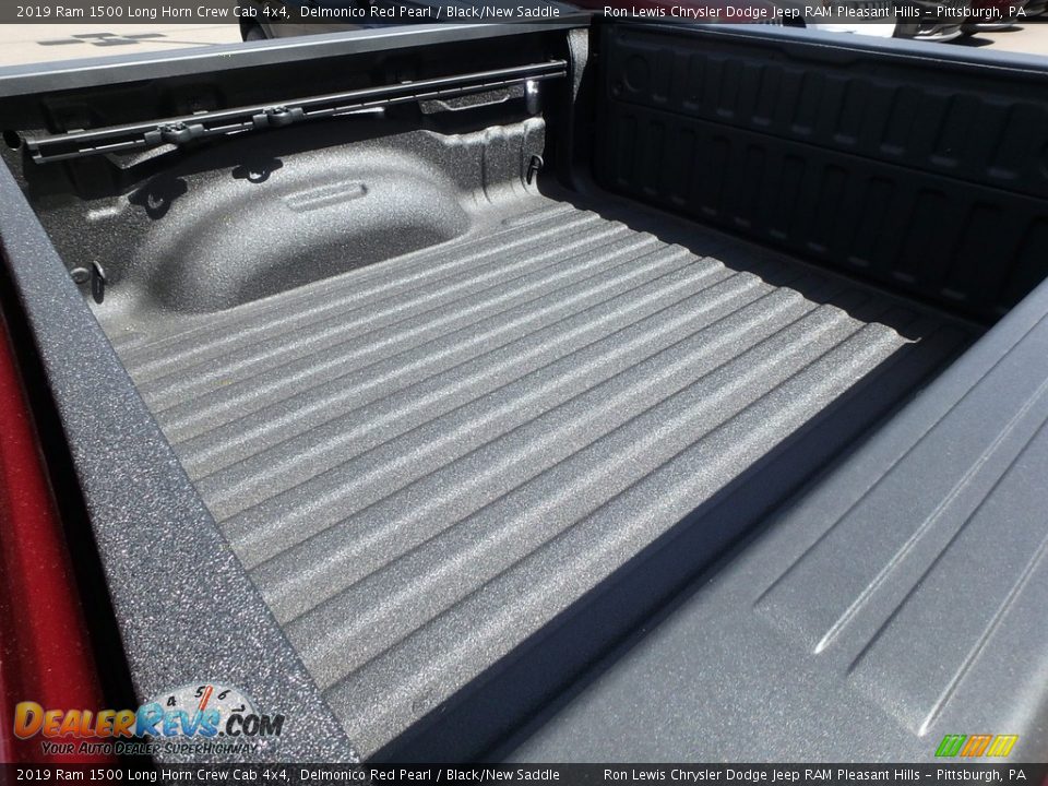 2019 Ram 1500 Long Horn Crew Cab 4x4 Delmonico Red Pearl / Black/New Saddle Photo #20