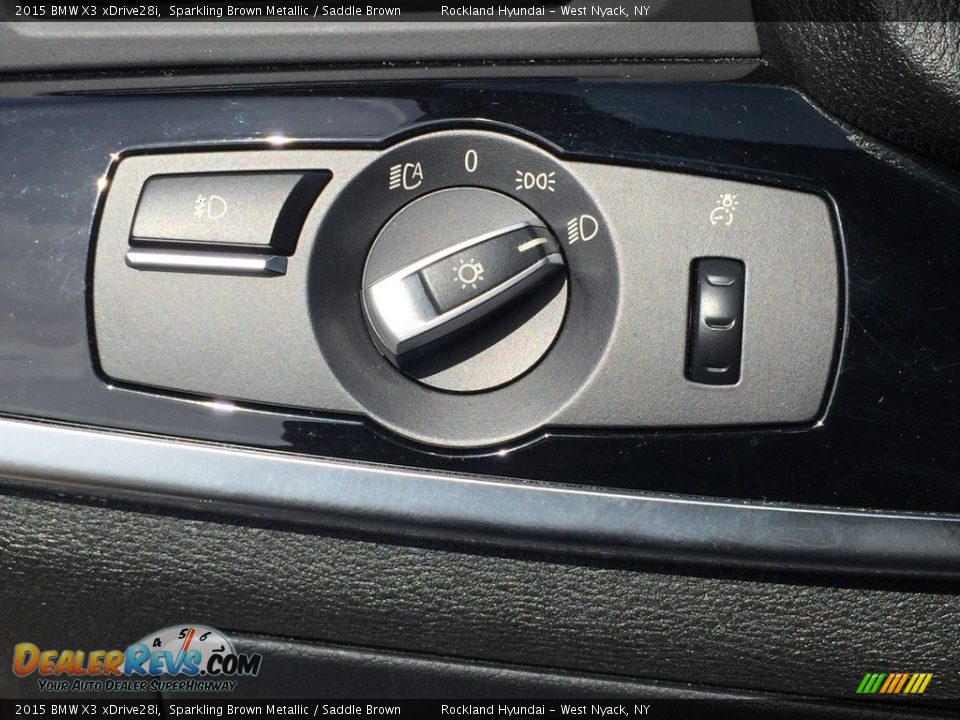 2015 BMW X3 xDrive28i Sparkling Brown Metallic / Saddle Brown Photo #12