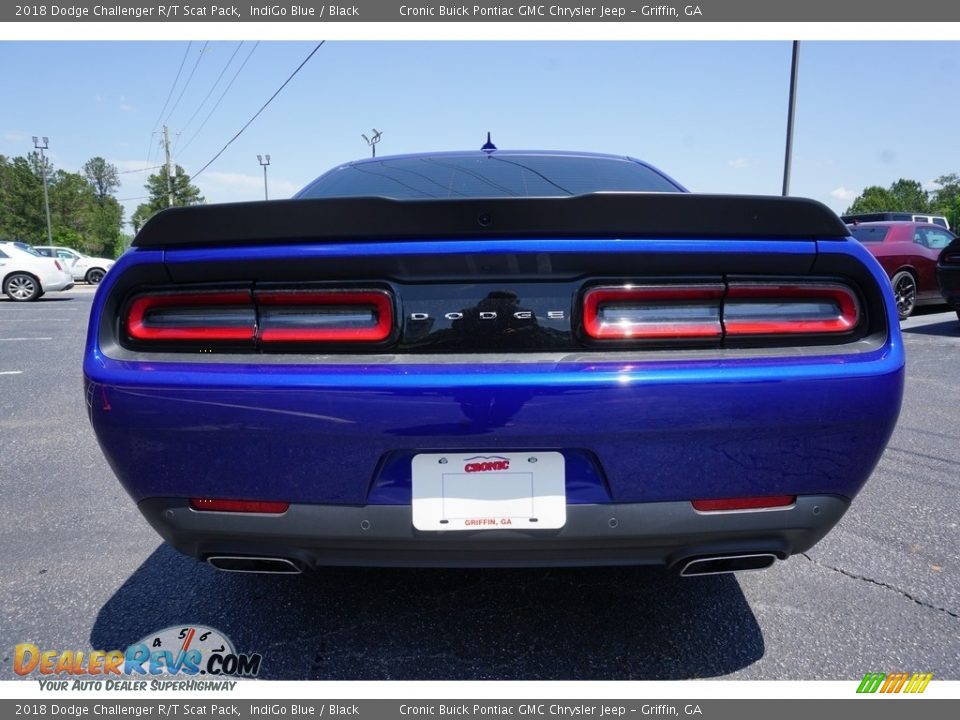 2018 Dodge Challenger R/T Scat Pack IndiGo Blue / Black Photo #14