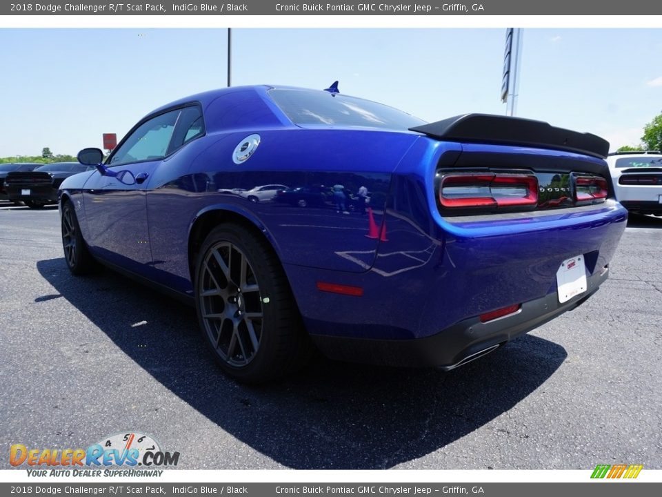 2018 Dodge Challenger R/T Scat Pack IndiGo Blue / Black Photo #15