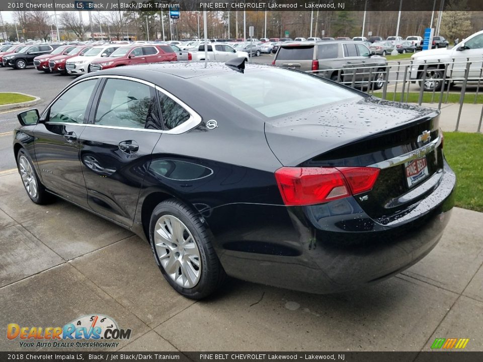 2018 Chevrolet Impala LS Black / Jet Black/Dark Titanium Photo #5