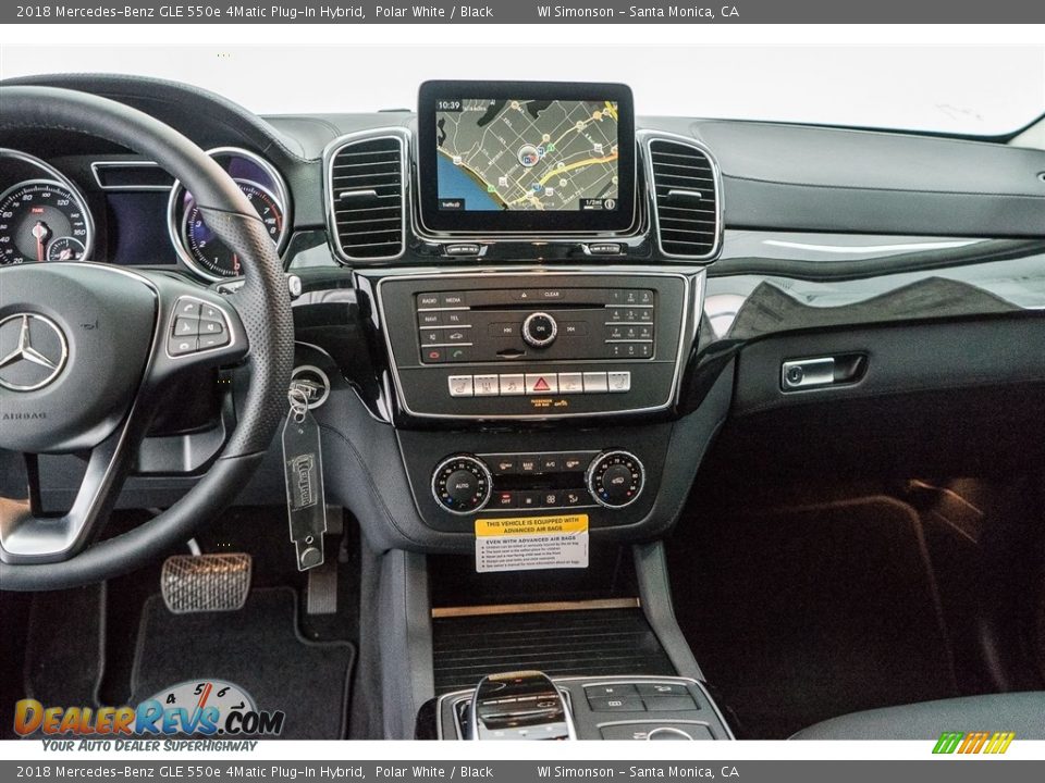 2018 Mercedes-Benz GLE 550e 4Matic Plug-In Hybrid Polar White / Black Photo #5