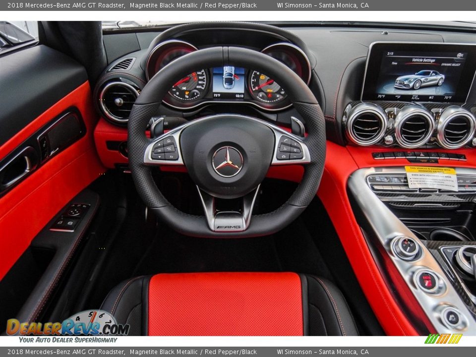2018 Mercedes-Benz AMG GT Roadster Steering Wheel Photo #4