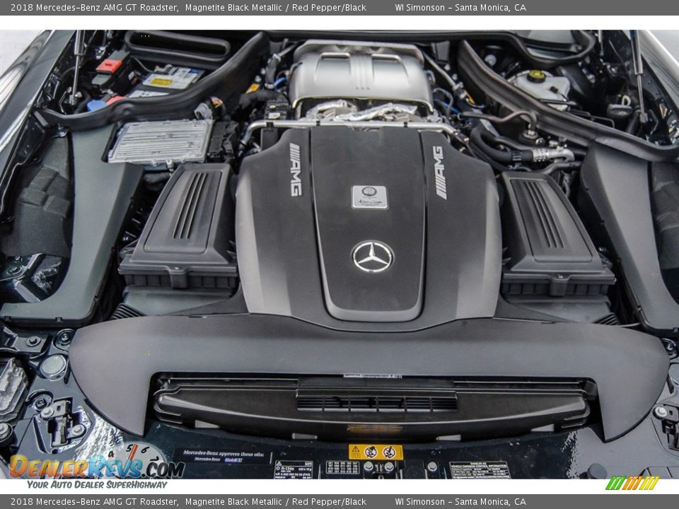 2018 Mercedes-Benz AMG GT Roadster 4.0 Liter AMG Twin-Turbocharged DOHC 32-Valve VVT V8 Engine Photo #8