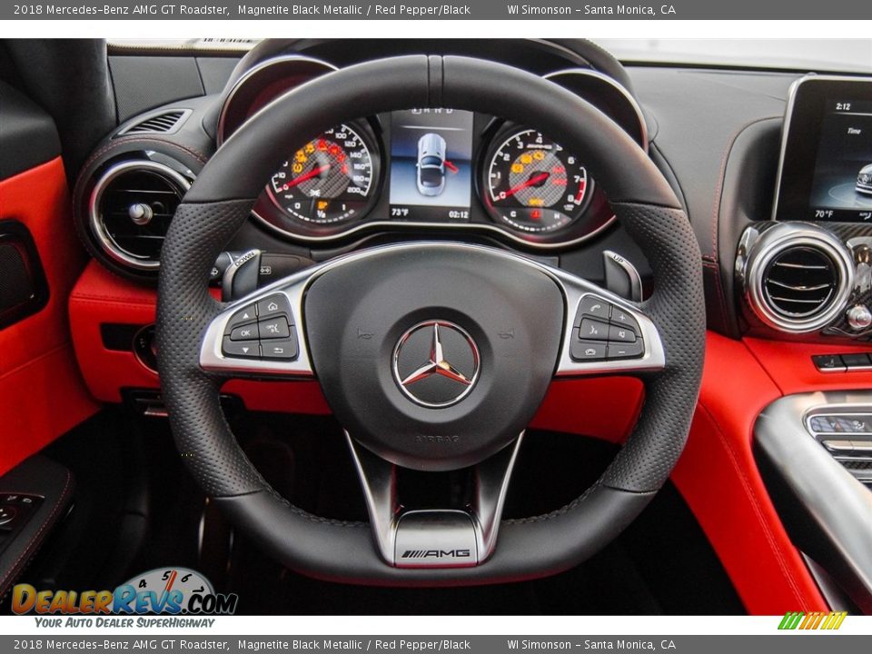 2018 Mercedes-Benz AMG GT Roadster Steering Wheel Photo #14