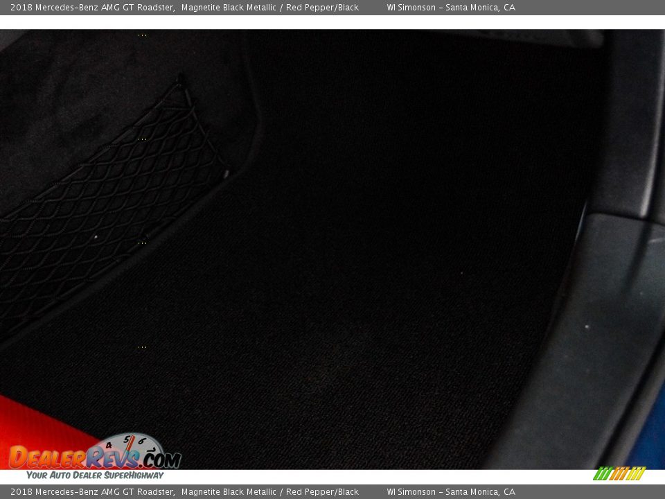 2018 Mercedes-Benz AMG GT Roadster Magnetite Black Metallic / Red Pepper/Black Photo #28