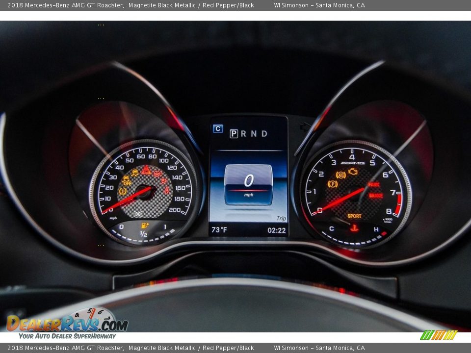 2018 Mercedes-Benz AMG GT Roadster Gauges Photo #34