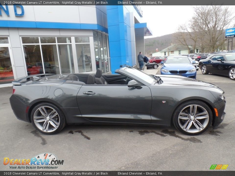 2018 Chevrolet Camaro LT Convertible Nightfall Gray Metallic / Jet Black Photo #2
